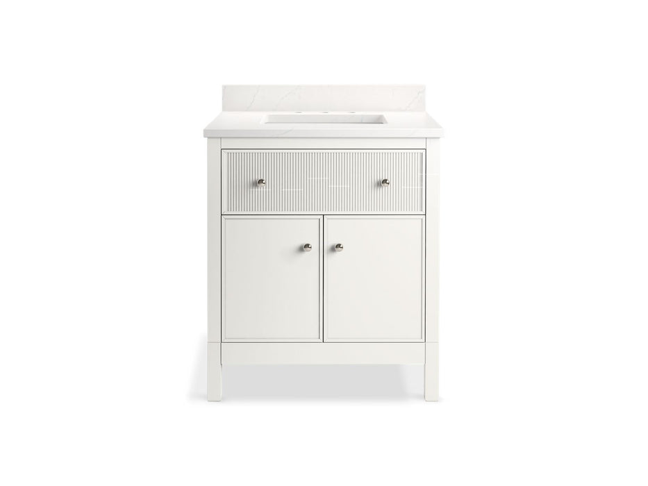 Kohler Malin by Studio McGee 30" bathroom vanity cabinet with sink and quartz top
