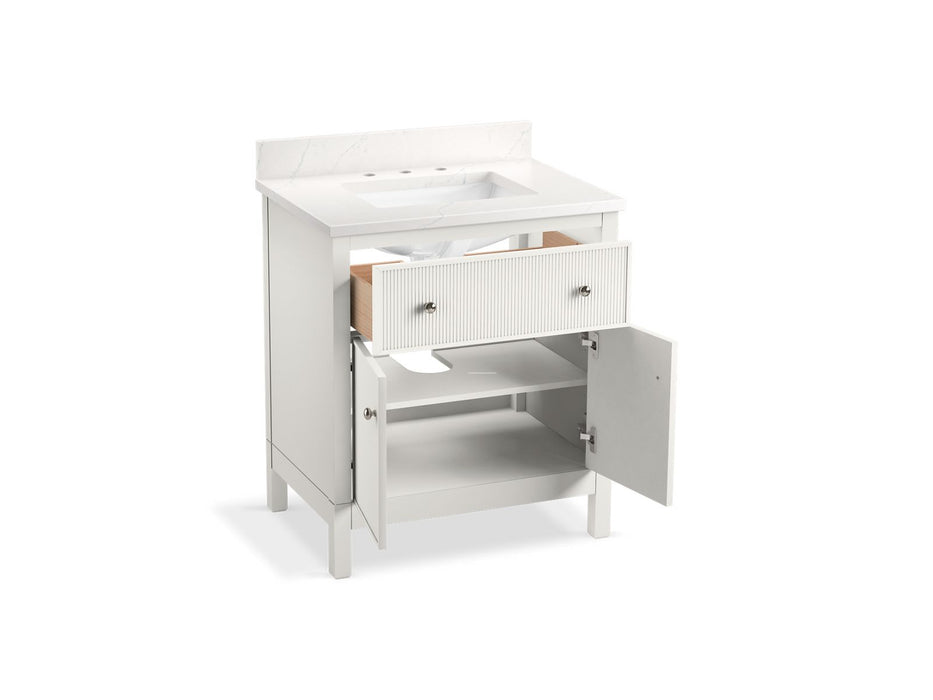 Kohler Malin by Studio McGee 30" bathroom vanity cabinet with sink and quartz top