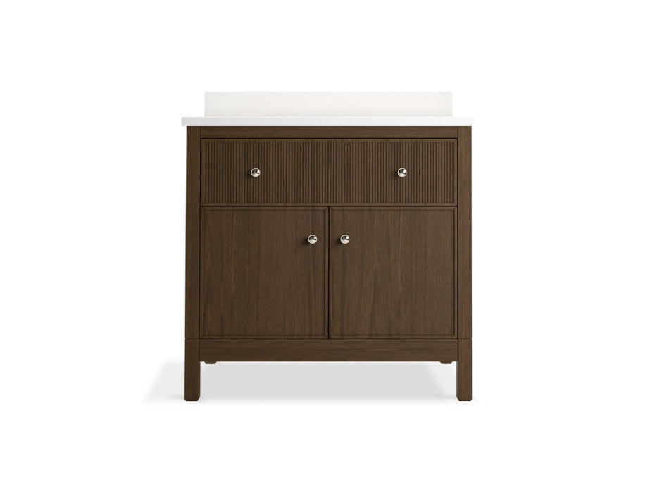 Kohler Malin by Studio McGee 36" bathroom vanity cabinet with sink and quartz top