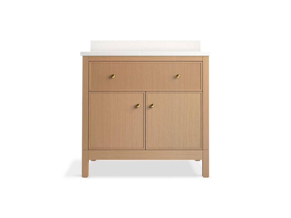 Kohler Malin by Studio McGee 36" bathroom vanity cabinet with sink and quartz top