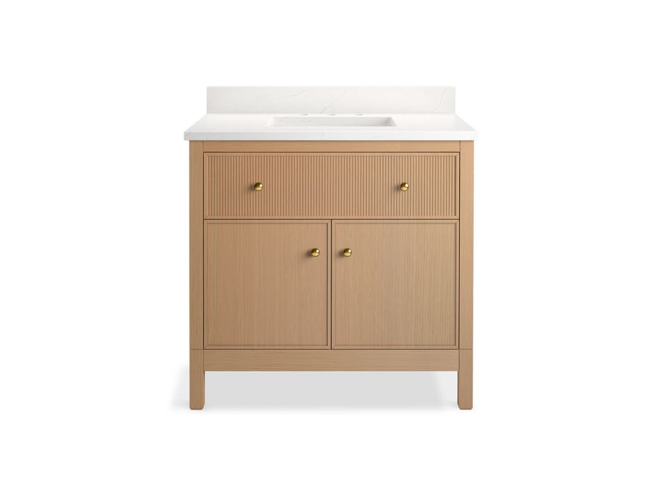 Kohler Malin by Studio McGee 36" bathroom vanity cabinet with sink and quartz top