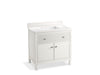 Kohler Malin by Studio McGee 36" bathroom vanity cabinet with sink and quartz top