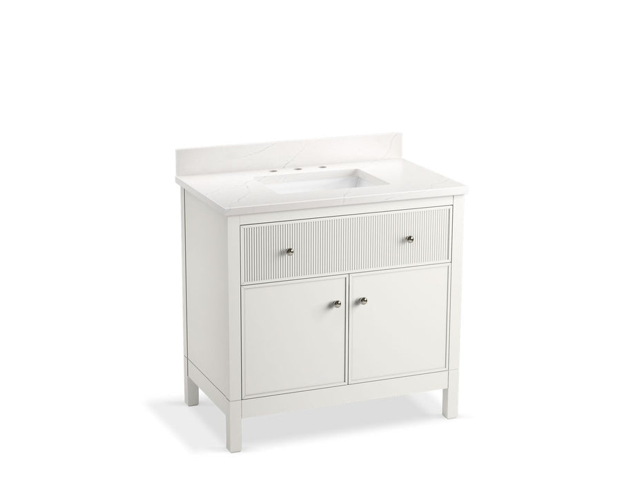 Kohler Malin by Studio McGee 36" bathroom vanity cabinet with sink and quartz top