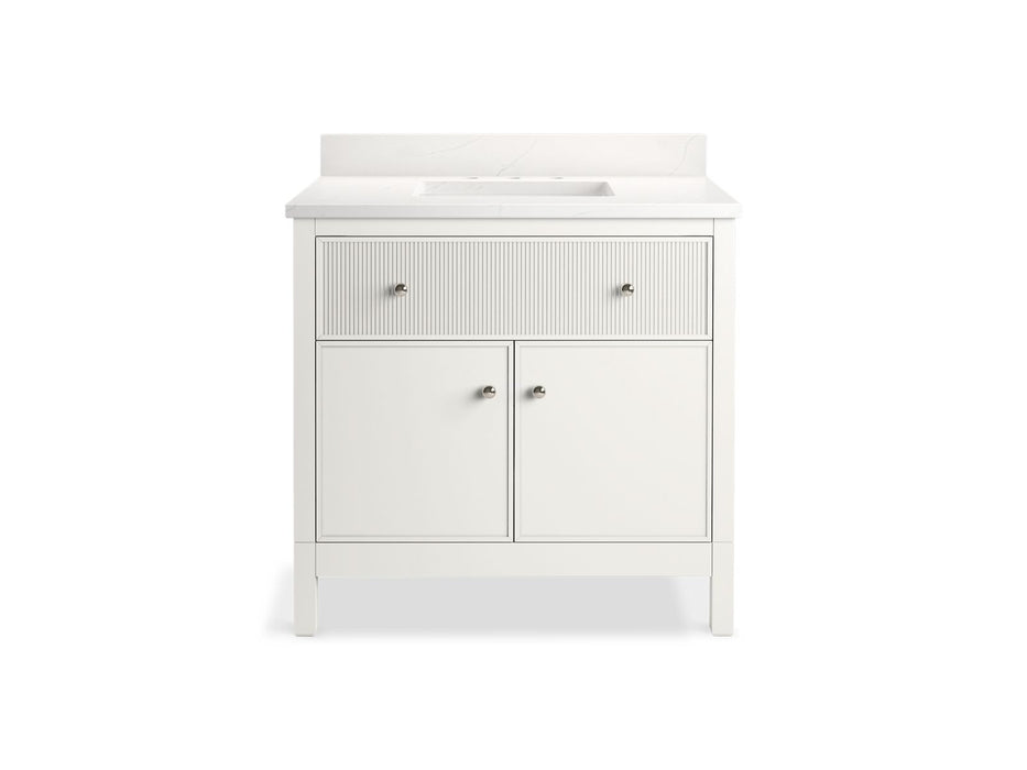 Kohler Malin by Studio McGee 36" bathroom vanity cabinet with sink and quartz top