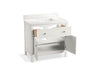 Kohler Malin by Studio McGee 36" bathroom vanity cabinet with sink and quartz top