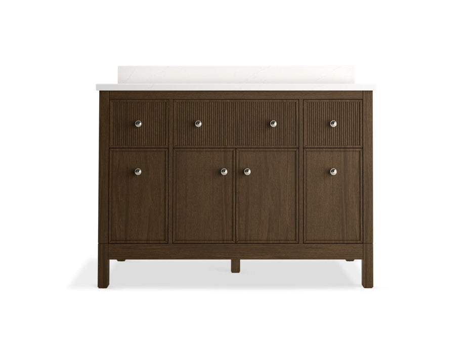 Kohler Malin by Studio McGee 48" bathroom vanity cabinet with sink and quartz top