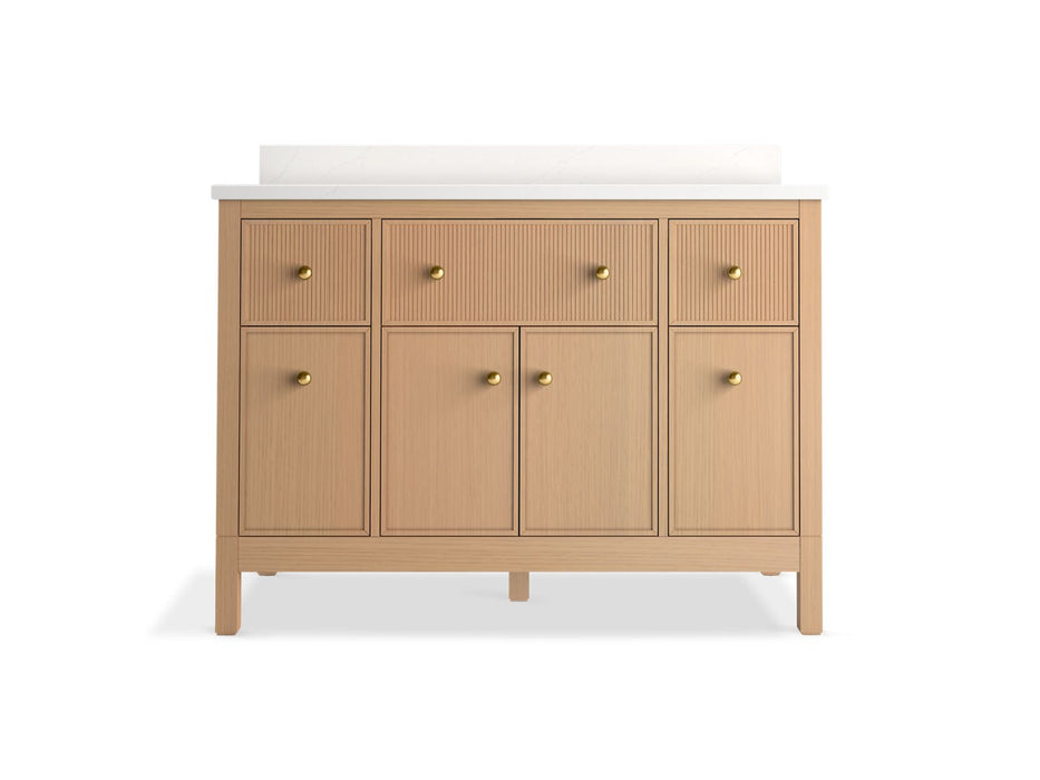 Kohler Malin by Studio McGee 48" bathroom vanity cabinet with sink and quartz top