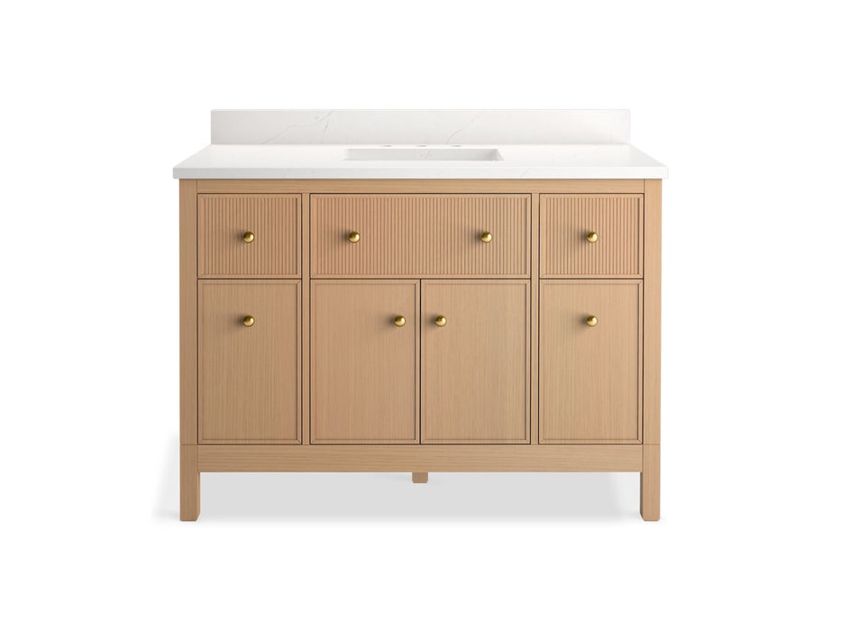 Kohler Malin by Studio McGee 48" bathroom vanity cabinet with sink and quartz top