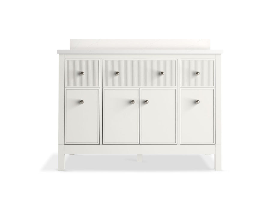 Kohler Malin by Studio McGee 48" bathroom vanity cabinet with sink and quartz top
