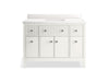 Kohler Malin by Studio McGee 48" bathroom vanity cabinet with sink and quartz top