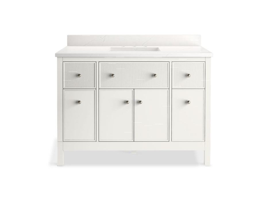 Kohler Malin by Studio McGee 48" bathroom vanity cabinet with sink and quartz top