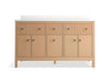 Kohler Malin by Studio McGee 60" bathroom vanity cabinet with sinks and quartz top