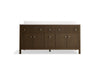 Kohler Malin by Studio McGee 72" bathroom vanity cabinet with sinks and quartz top