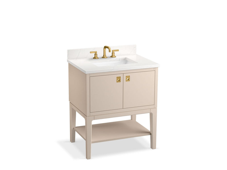 Kohler Seagrove by Studio McGee 30" bathroom vanity cabinet with sink and quartz top