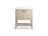 Kohler Seagrove by Studio McGee 30" bathroom vanity cabinet with sink and quartz top