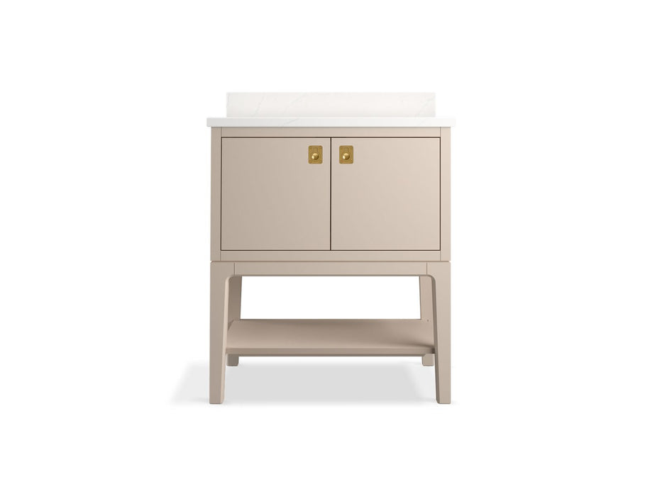Kohler Seagrove by Studio McGee 30" bathroom vanity cabinet with sink and quartz top