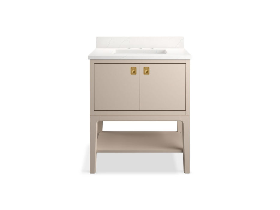 Kohler Seagrove by Studio McGee 30" bathroom vanity cabinet with sink and quartz top