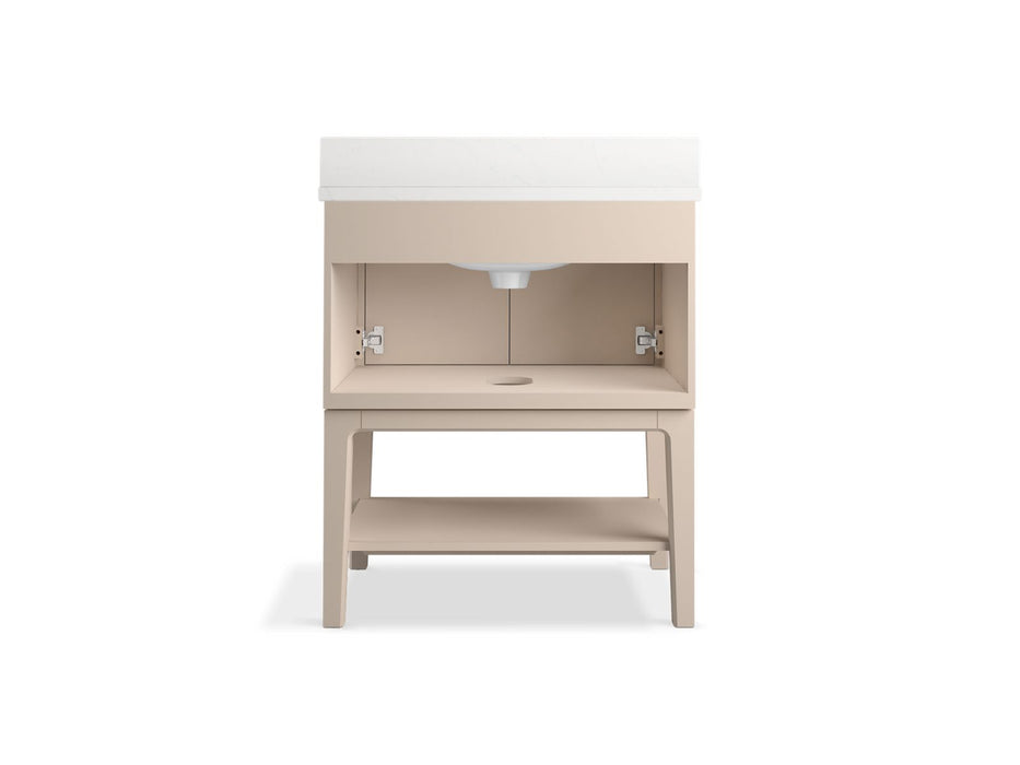 Kohler Seagrove by Studio McGee 30" bathroom vanity cabinet with sink and quartz top