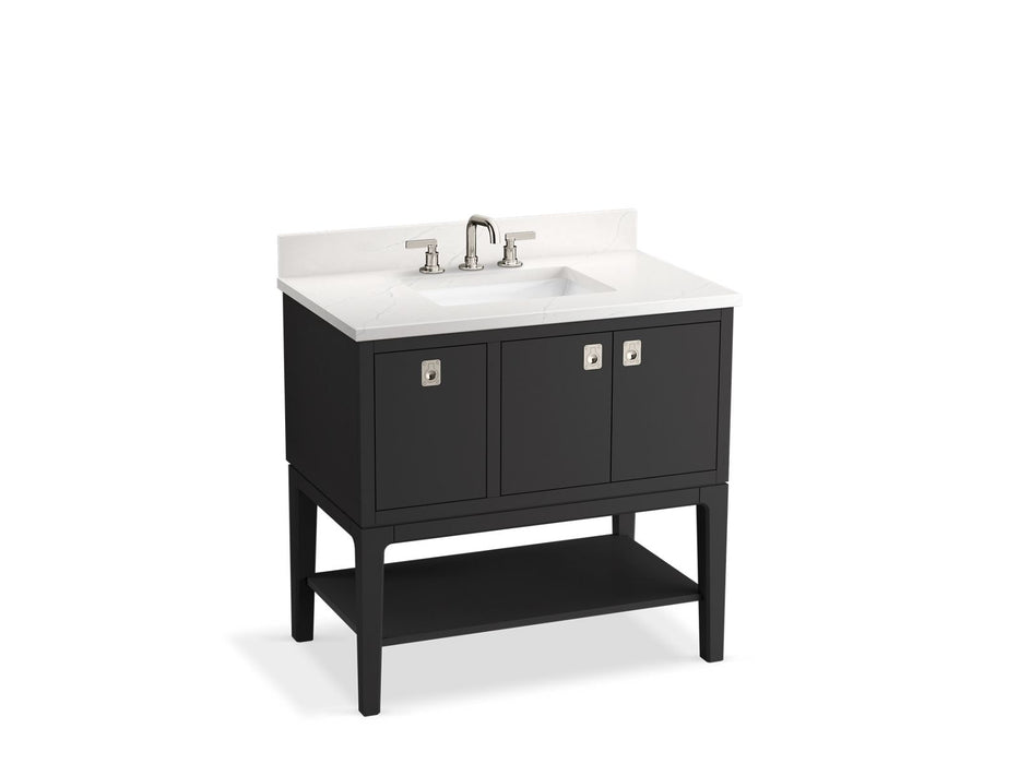 Kohler Seagrove by Studio McGee 36" bathroom vanity cabinet with sink and quartz top