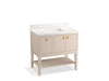KOHLER K-35026 Seagrove by Studio McGee 36" bathroom vanity cabinet with sink and quartz top