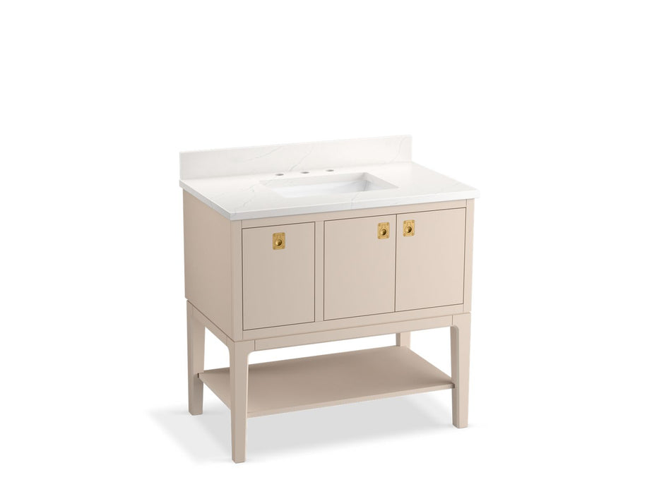 Kohler Seagrove by Studio McGee 36" bathroom vanity cabinet with sink and quartz top