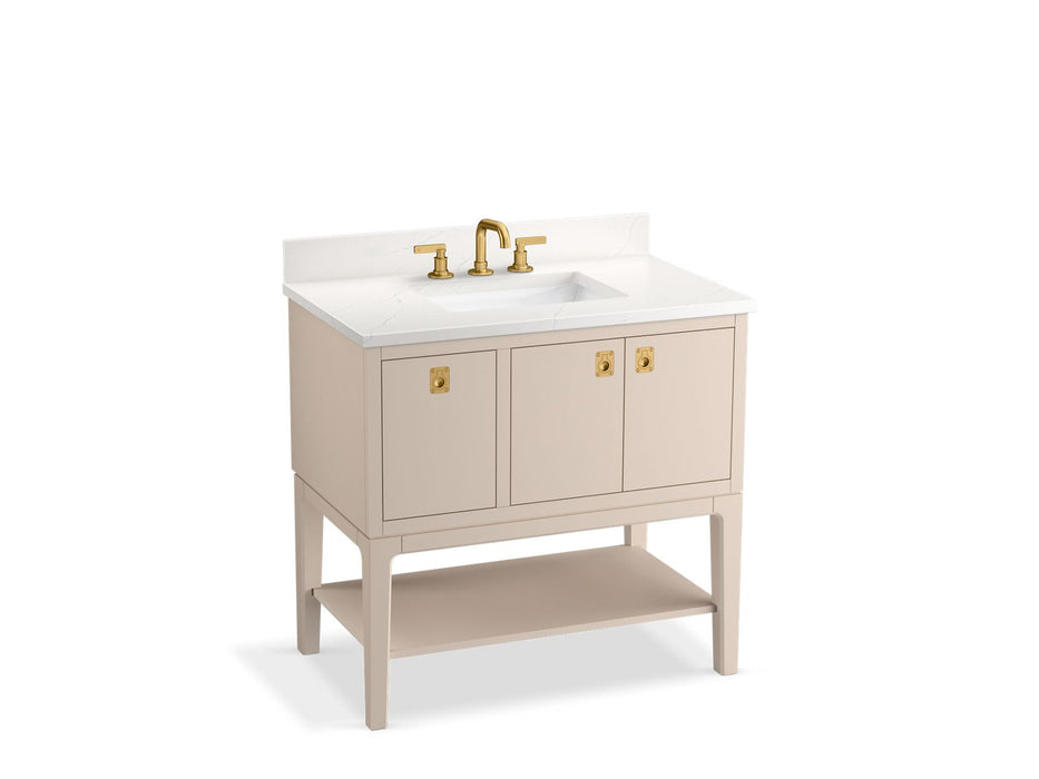 Kohler Seagrove by Studio McGee 36" bathroom vanity cabinet with sink and quartz top