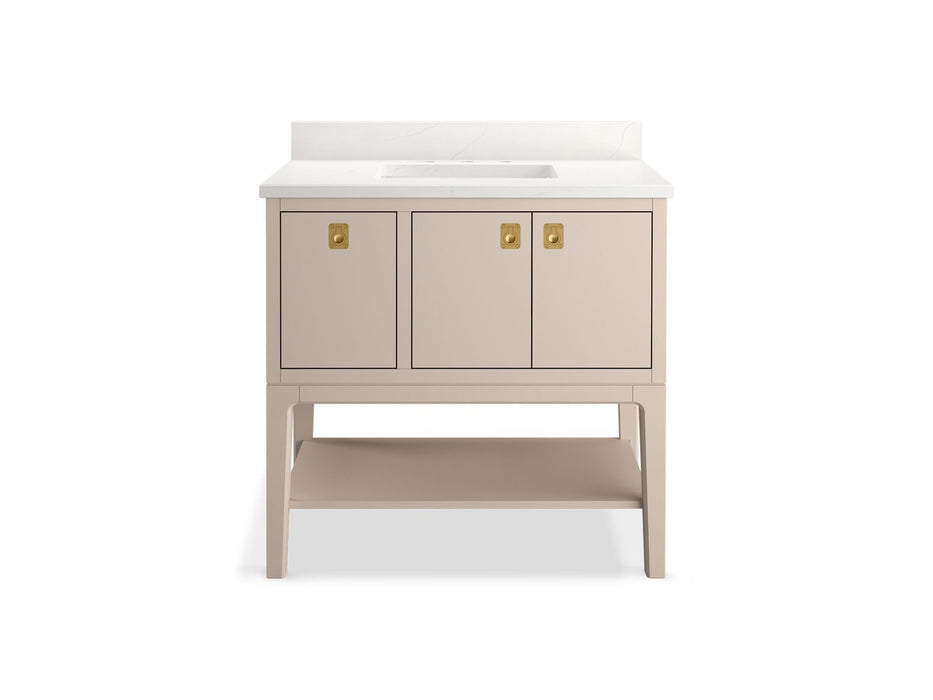 Kohler Seagrove by Studio McGee 36" bathroom vanity cabinet with sink and quartz top