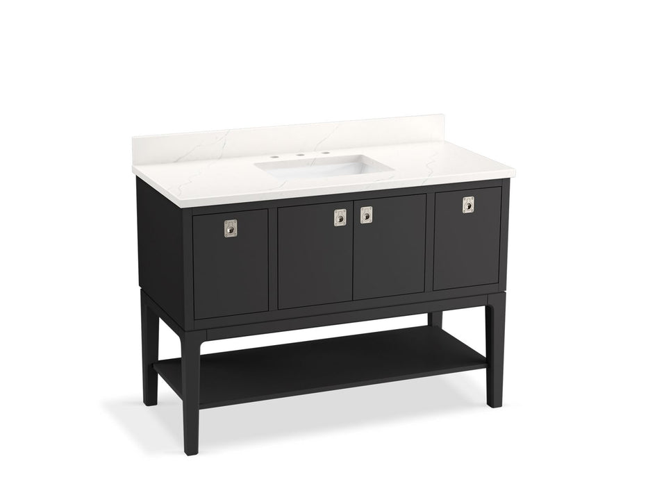 Kohler Seagrove by Studio McGee 48" bathroom vanity cabinet with sink and quartz top
