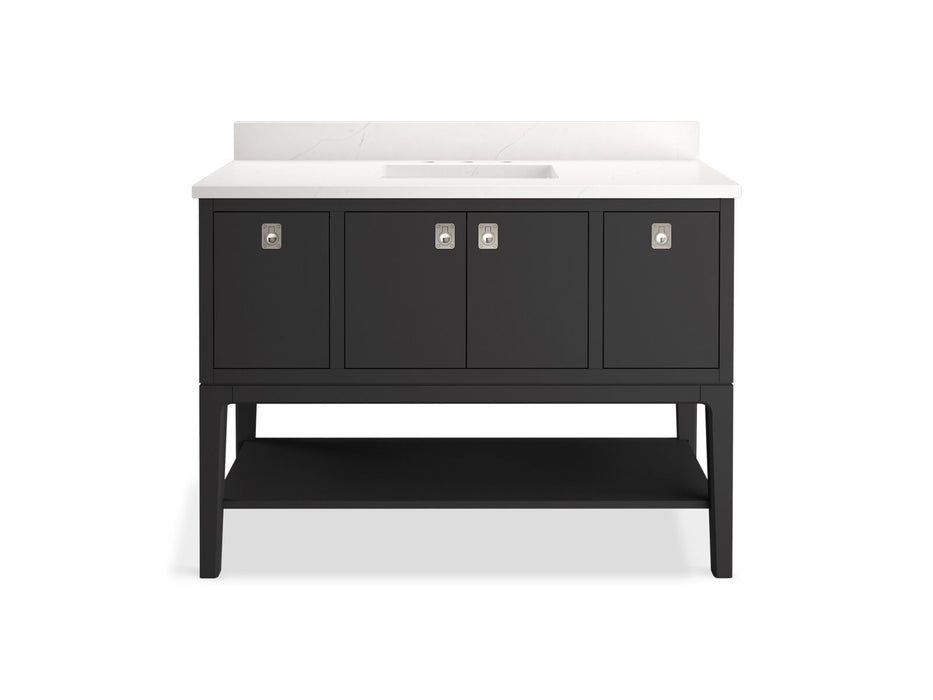Kohler Seagrove by Studio McGee 48" bathroom vanity cabinet with sink and quartz top