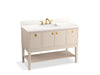 Kohler Seagrove by Studio McGee 48" bathroom vanity cabinet with sink and quartz top