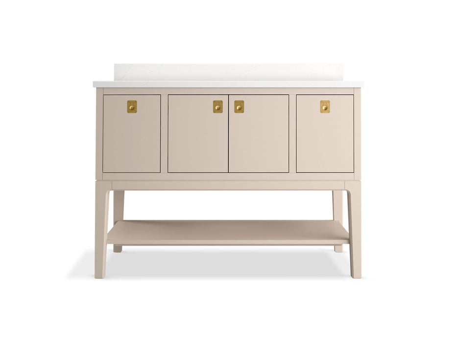 Kohler Seagrove by Studio McGee 48" bathroom vanity cabinet with sink and quartz top