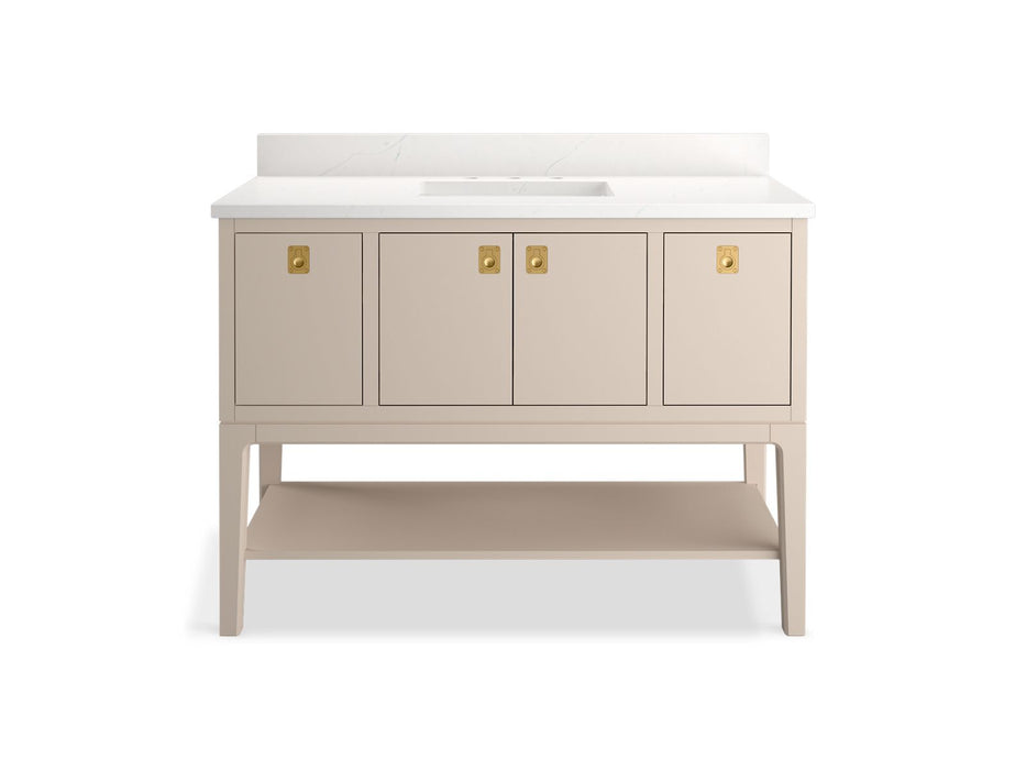 Kohler Seagrove by Studio McGee 48" bathroom vanity cabinet with sink and quartz top