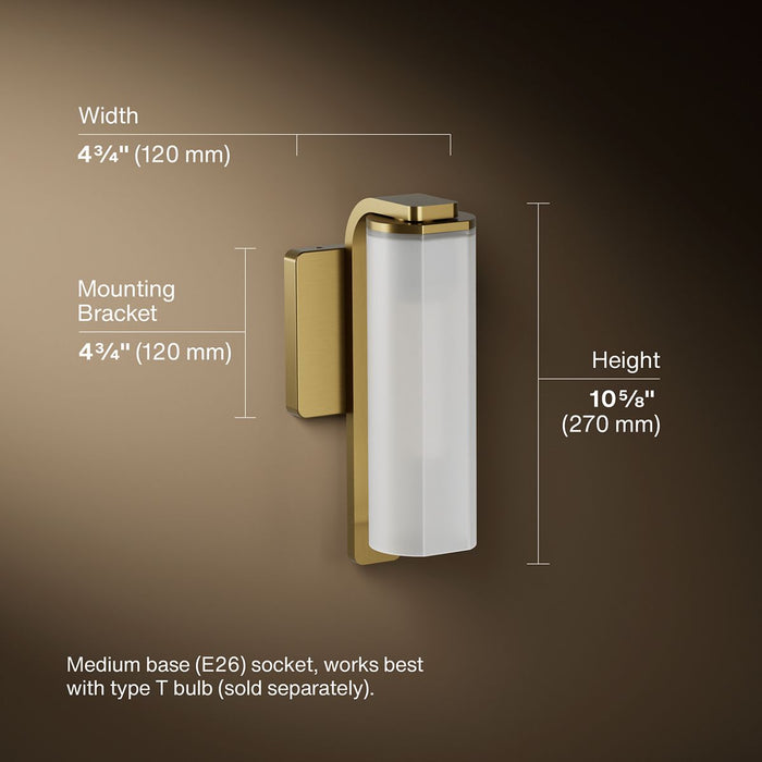 3/4 view of product with dimensions