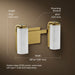 3/4 view of product with dimensions