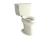 KOHLER K-3519 Highline Two-piece elongated toilet, 1.0 gpf - Biscuit