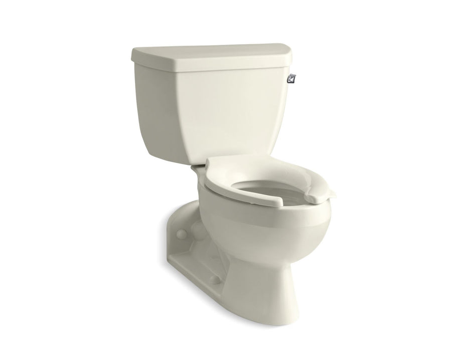 KOHLER K-3554-RA Barrington Two-piece elongated toilet, 1.6 gpf