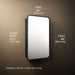 3/4 view of product with dimensions