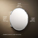 3/4 view of product with dimensions