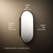 3/4 view of product with dimensions