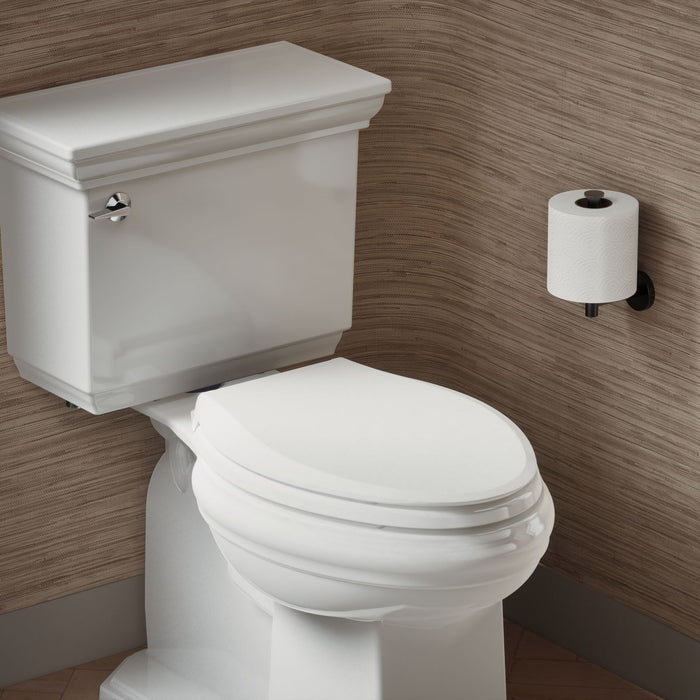 KOHLER K-35584 Cachet Recycled ReadyLatch Quiet-Close Elongated Toilet Seat