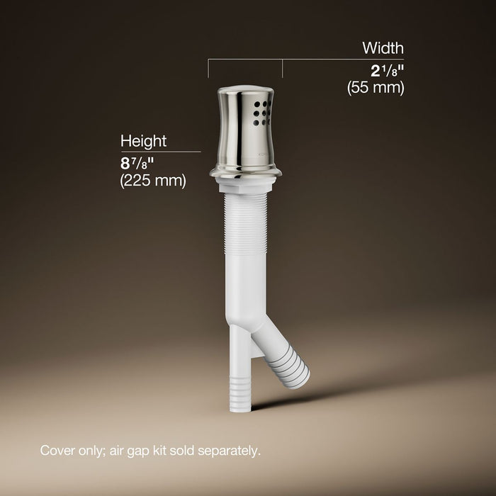 3/4 view of product with dimensions