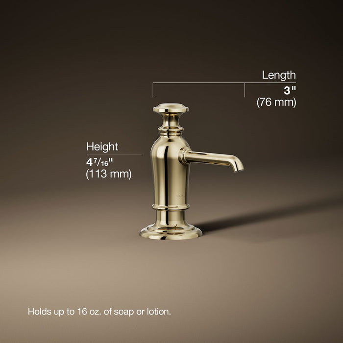 3/4 view of product with dimensions