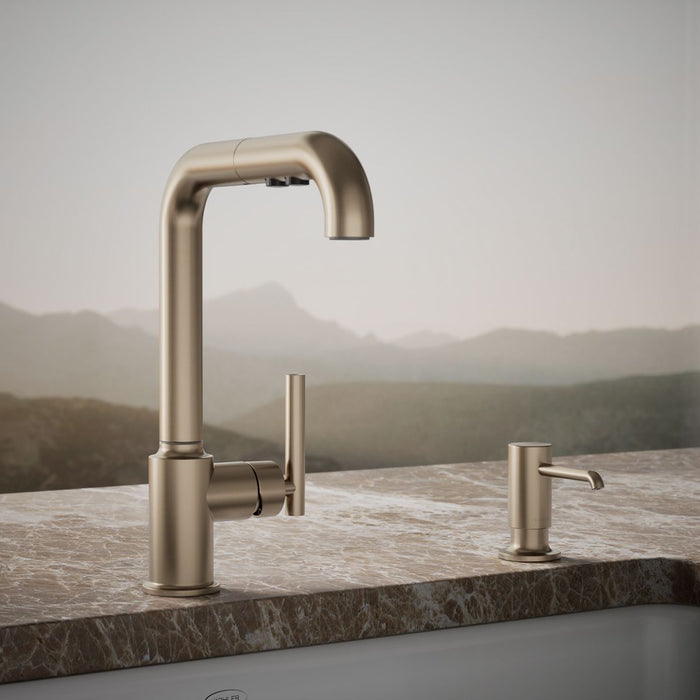 close-up view of product detail