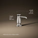 3/4 view of product with dimensions