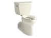KOHLER K-3578 Barrington Two-piece elongated toilet, 1.0 gpf - Biscuit