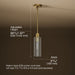 3/4 view of product with dimensions