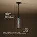 3/4 view of product with dimensions