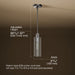 3/4 view of product with dimensions