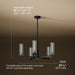 3/4 view of product with dimensions