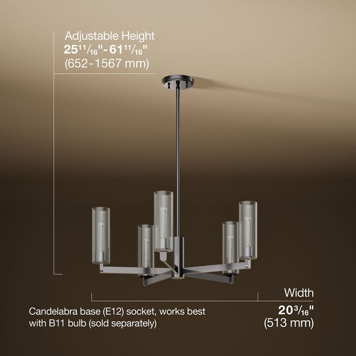3/4 view of product with dimensions
